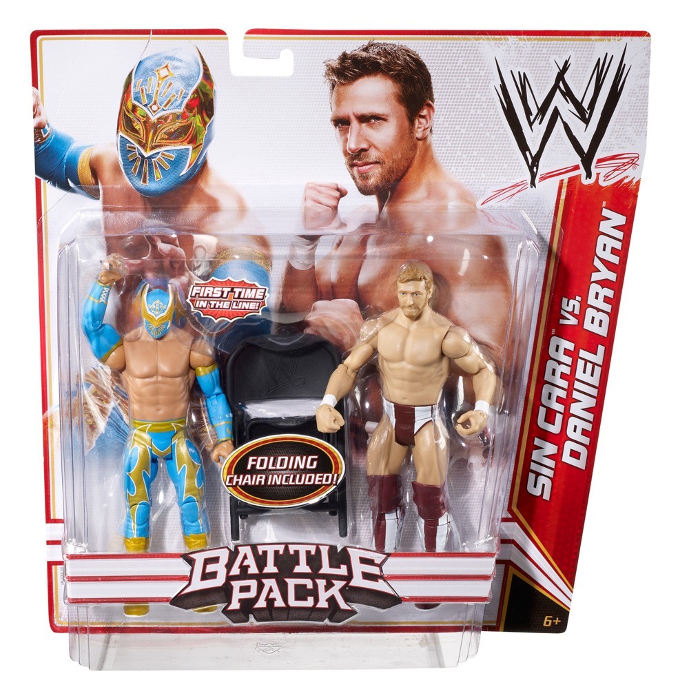 Sin Cara vs. Daniel Bryan WWE Battle Pack #15 Action Figures