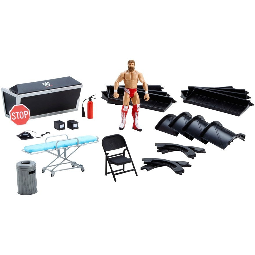 WWE Ringside Battle Playset with Daniel Bryan Figure &amp; Accessories