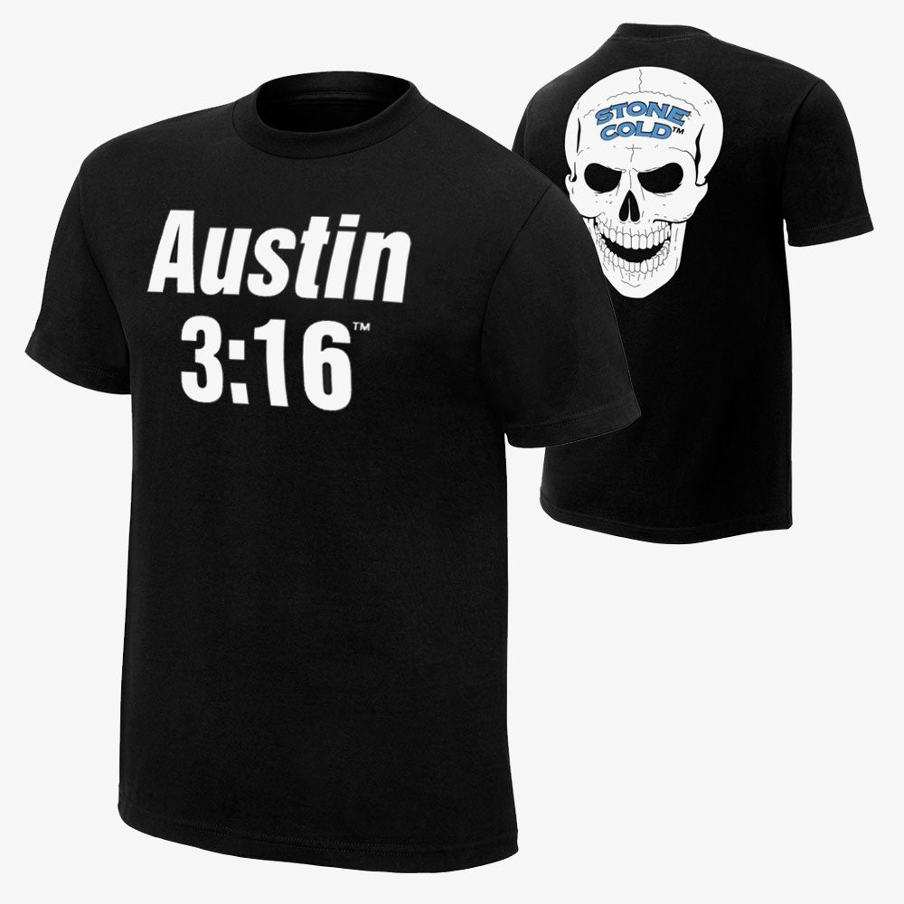 Stone Cold  - Austin 3:16 Mens WWE Retro T-Shirt