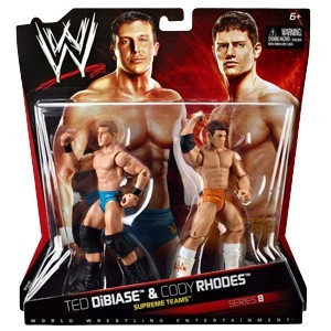 Ted Dibease & Cody Rhodes WWE Basic Twin-pack Series #8 Action Figures