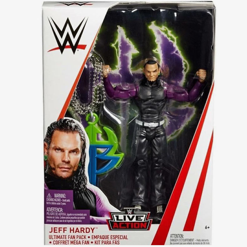 Jeff Hardy - WWE Ultimate Fan Pack (With DVD & Accessories)