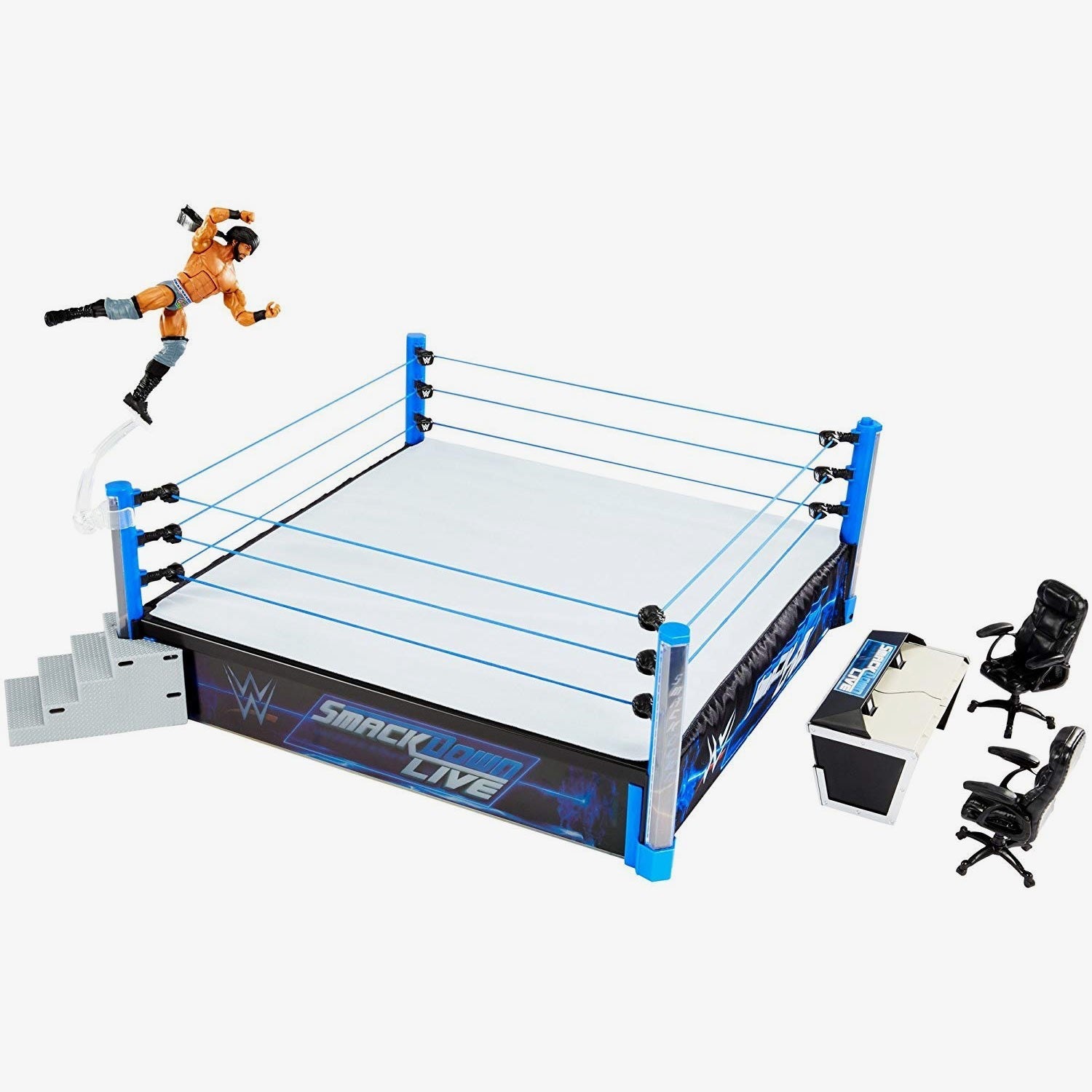 WWE SmackDown Main Event Real Scale Ring Playset (Includes Jinder Maha –  wrestlingshop.com