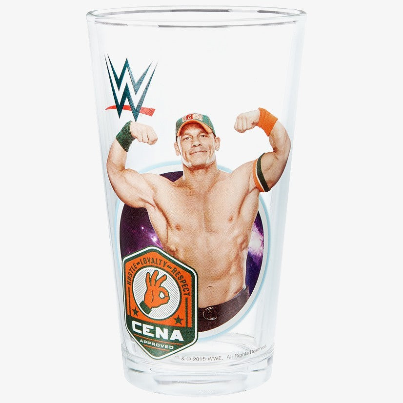 John Cena WWE Toon Tumbler Pint Glass