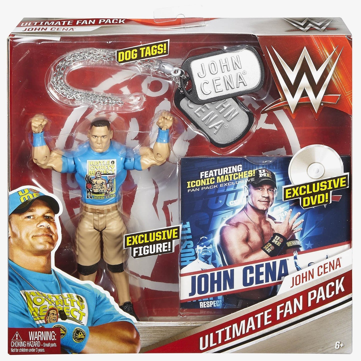 John Cena - WWE Ultimate Fan Pack (With DVD & Dog Tags)