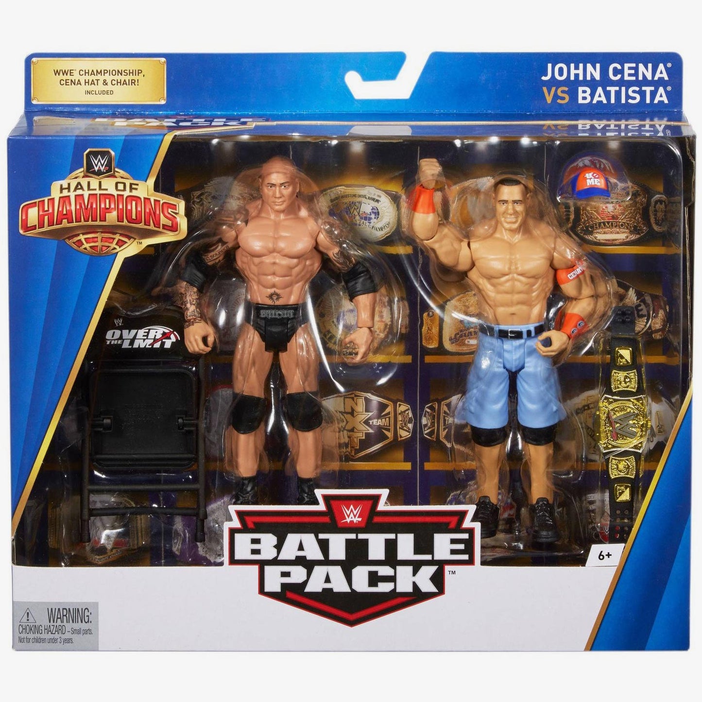 John Cena & Batista WWE Hall of Champions Battlepack Series #1