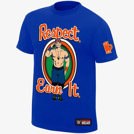 John Cena - Respect Earn it - Kid's WWE Authentic T-Shirt