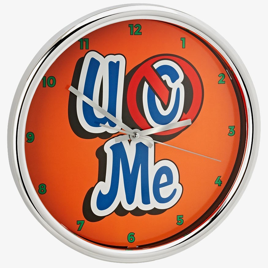 John Cena 12" Chrome Wall Clock