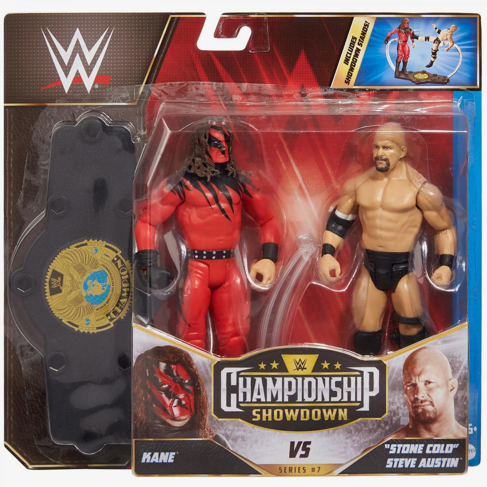 Kane & Stone Cold Steve Austin - WWE Championship Showdown 2-Pack ...