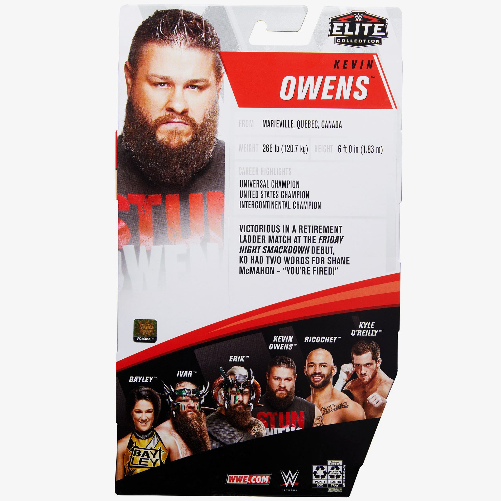 Kevin Owens WWE Elite Collection Series #80 – Wrestlingshop.com