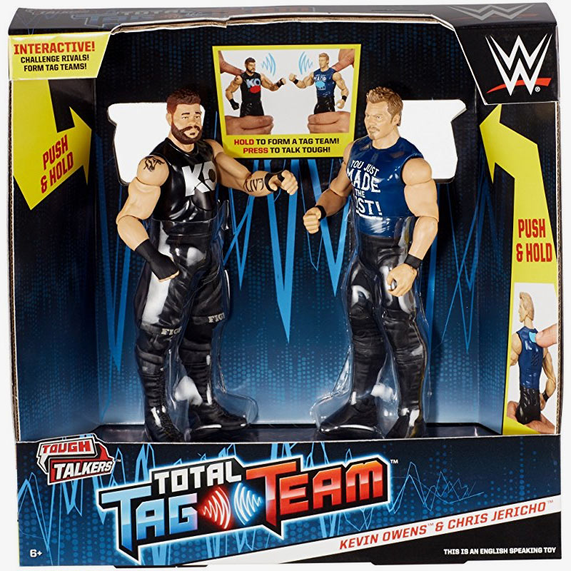 Kevin Owens & Chris Jericho WWE Tough Talkers Total Tag Team