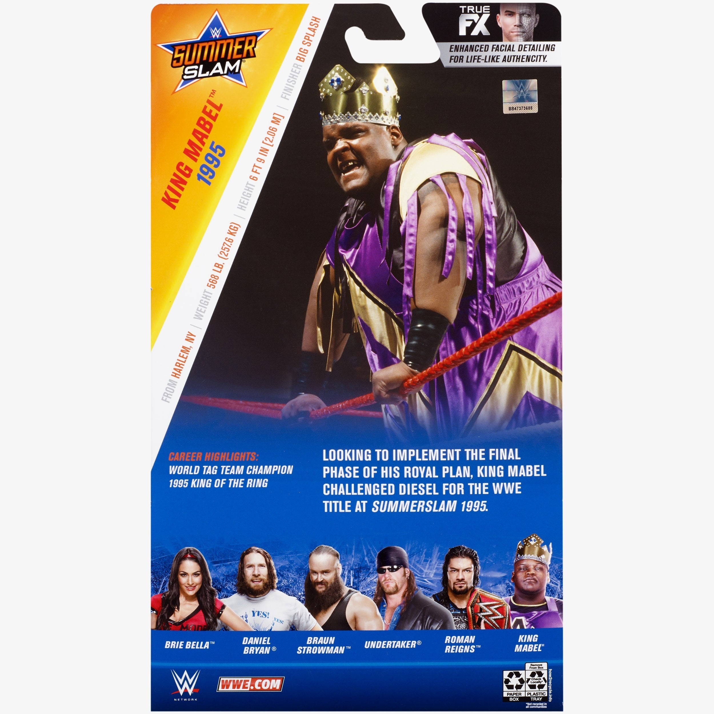 King Mabel Lightning bolts WWE Elite Collection Series 68