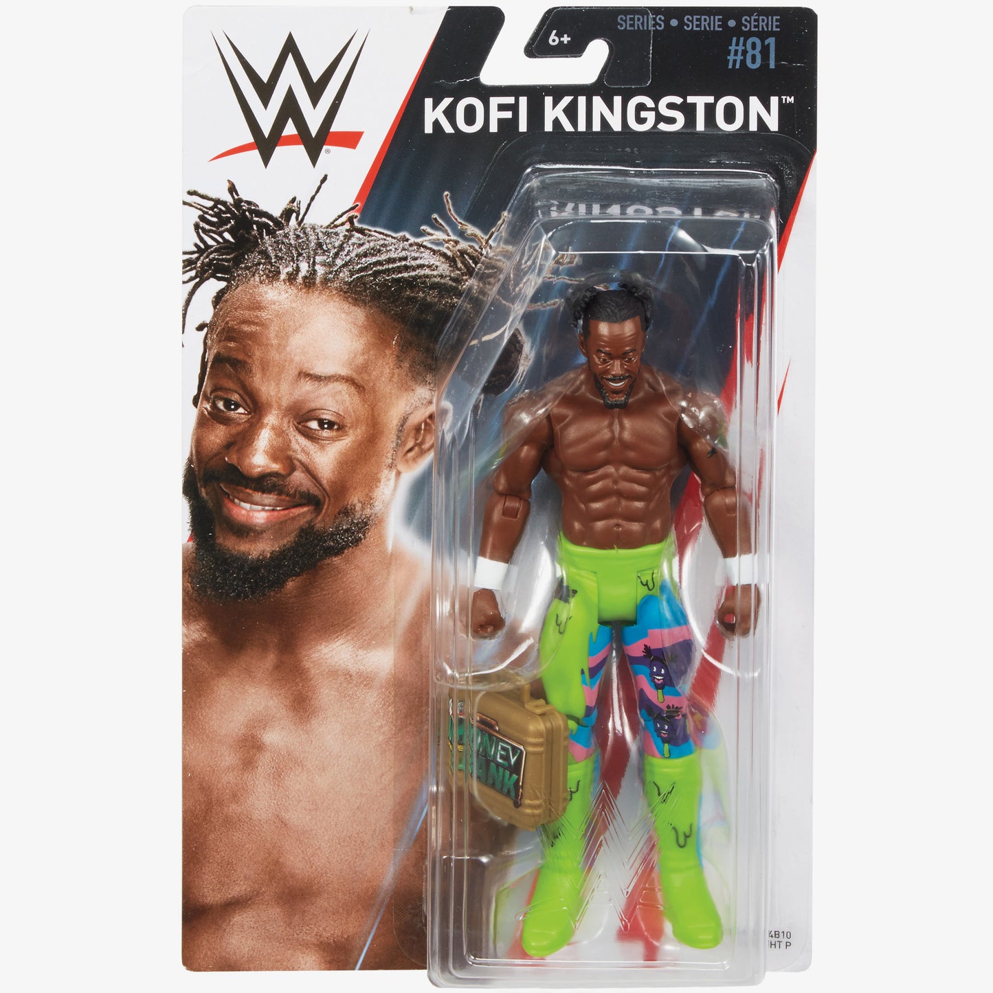 Kofi Kingston - WWE Basic Series #81 (Includes Bonus MITB Briefcase)