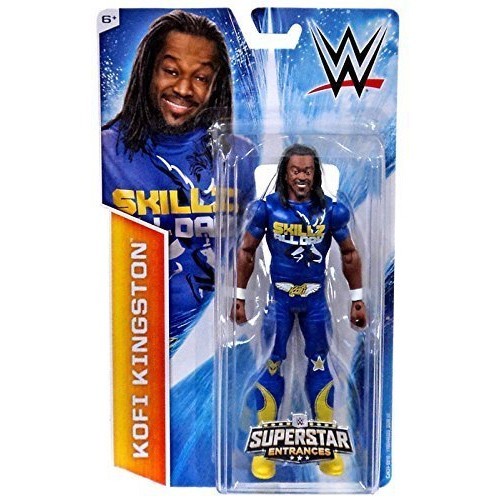 Kofi Kingston  - WWE Superstar Entrances Series Action Figure (With T-Shirt)