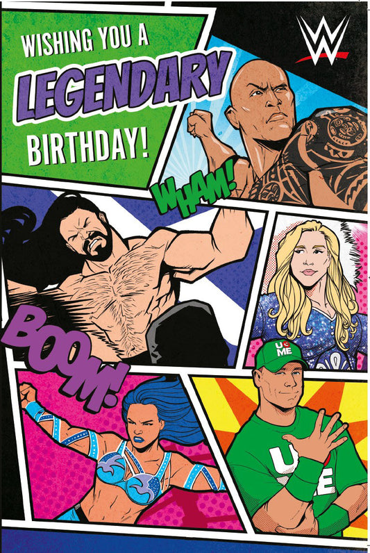 WWE Legendary Birthday Card