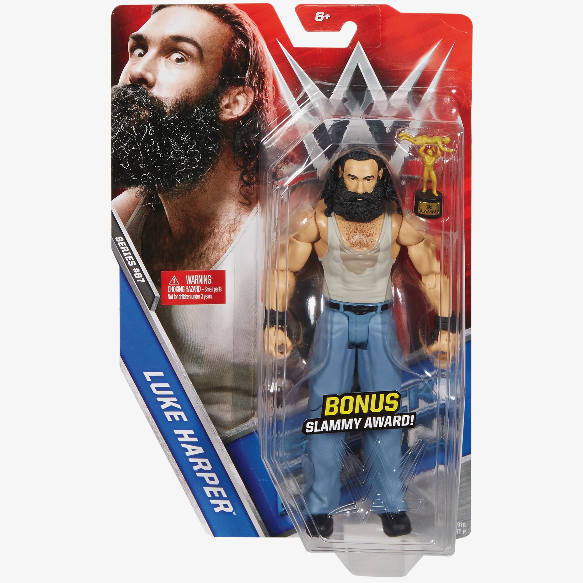 Luke Harper - WWE Basic Series #67 (With Bonus Slammy Award)