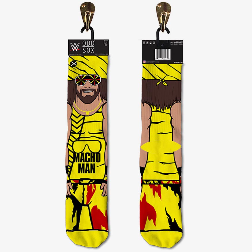 Macho Man Randy Savage Body WWE Knit Socks