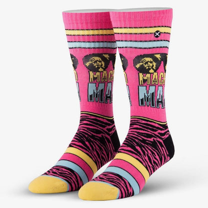 Macho Man Randy Savage Logo WWE Knit Socks