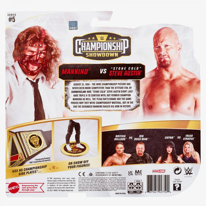 Mankind & Stone Cold Steve Austin - WWE Championship Showdown 2-Pack Series #5