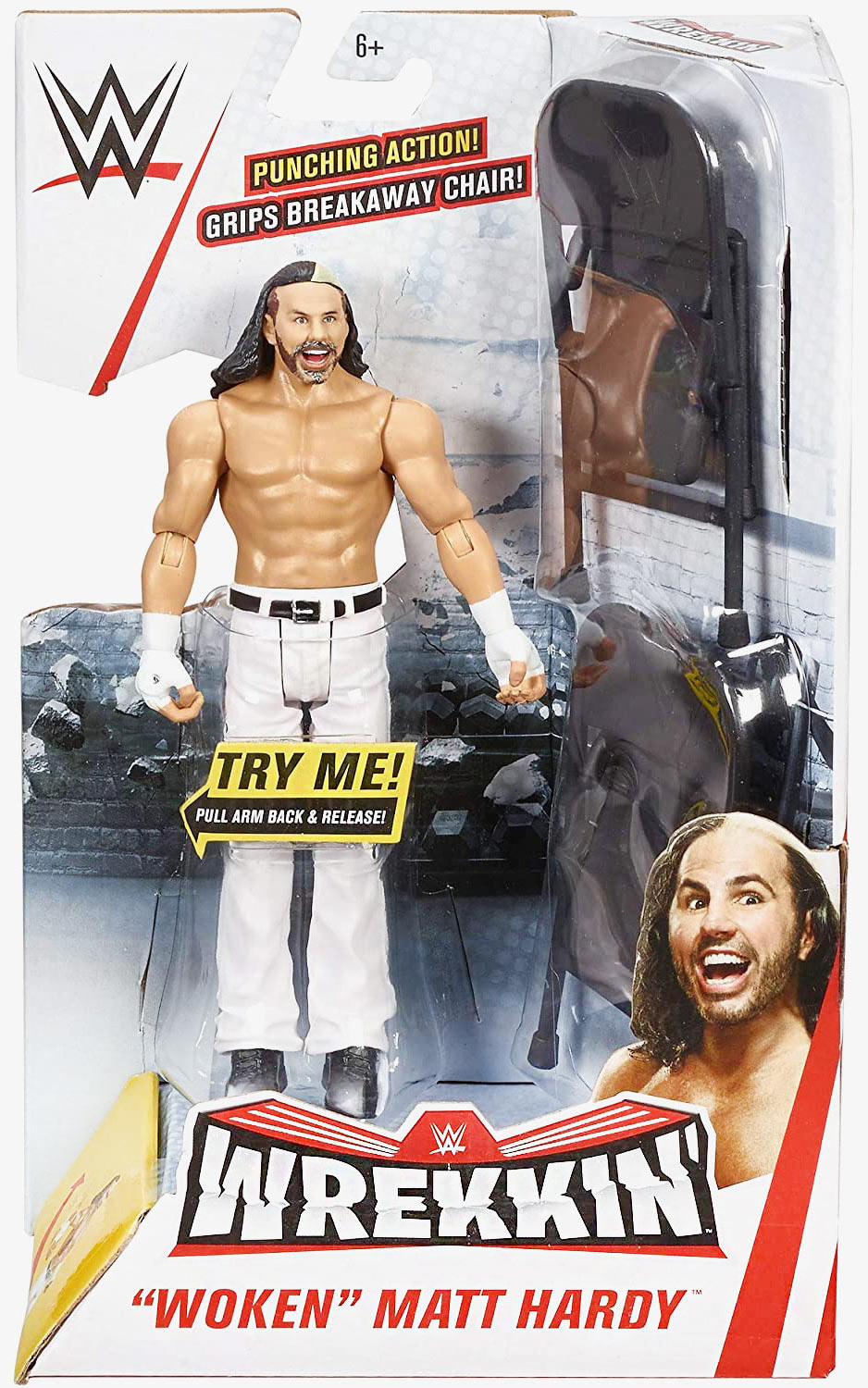 Matt Hardy WWE Wrekkin' Figures Series (With Two Chairs)