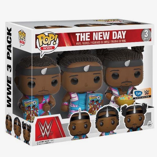 New Day WWE POP 3-Pack (Booty-Os Exclusive)
