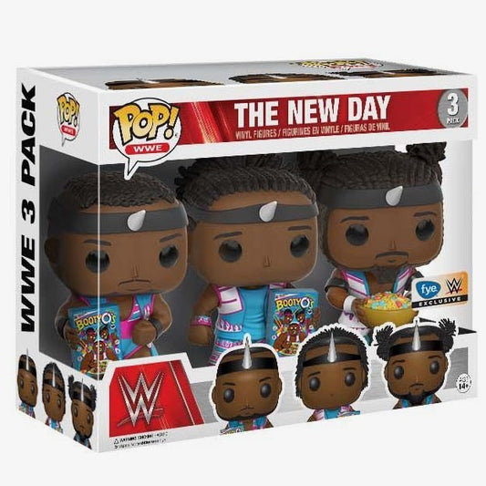 New Day WWE POP! 3-Pack (Booty-Os Exclusive)