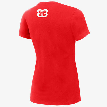 Nikki Bella "Do More, Fear Less"  - Women's WWE Authentic T-Shirt (Red)