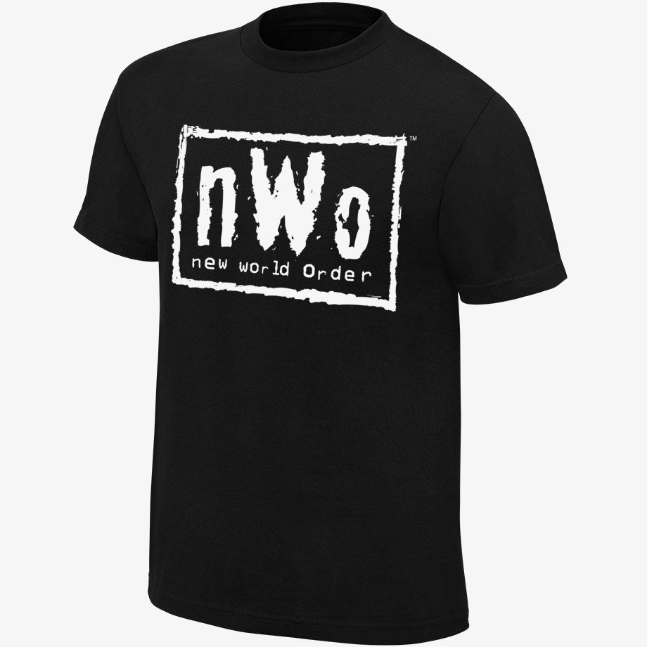 nWo  - New World Order - Men's WWE Retro T-Shirt (Black & White)