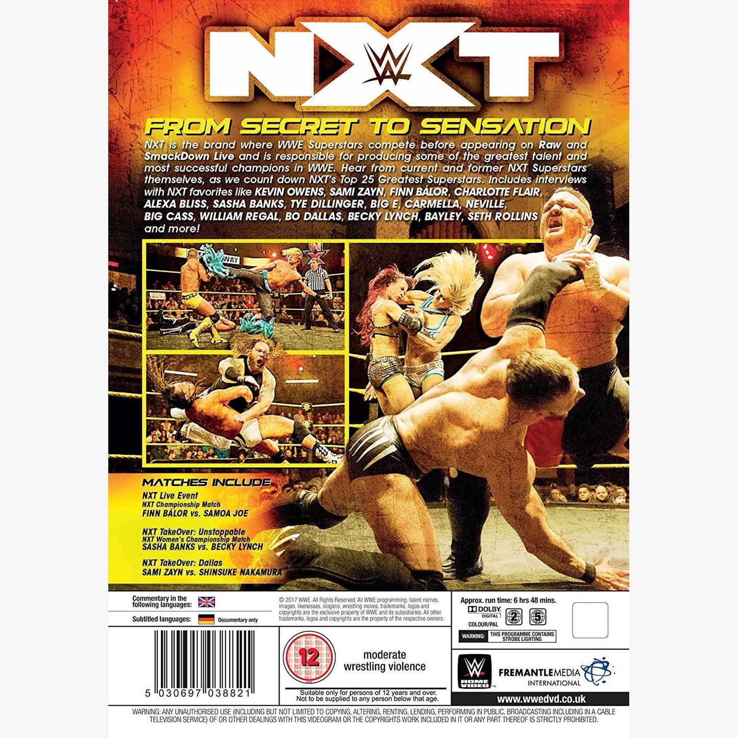 NXT From Secret to Sensation DVD