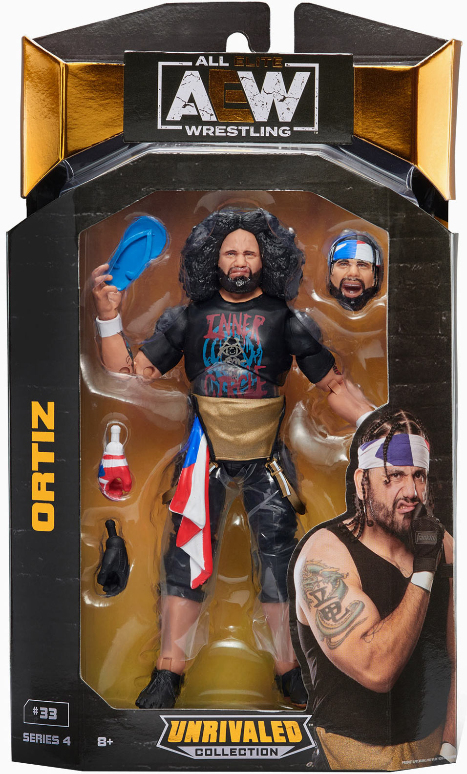 Ortiz - AEW Unrivaled Collection Series #4 (Damaged packaging)