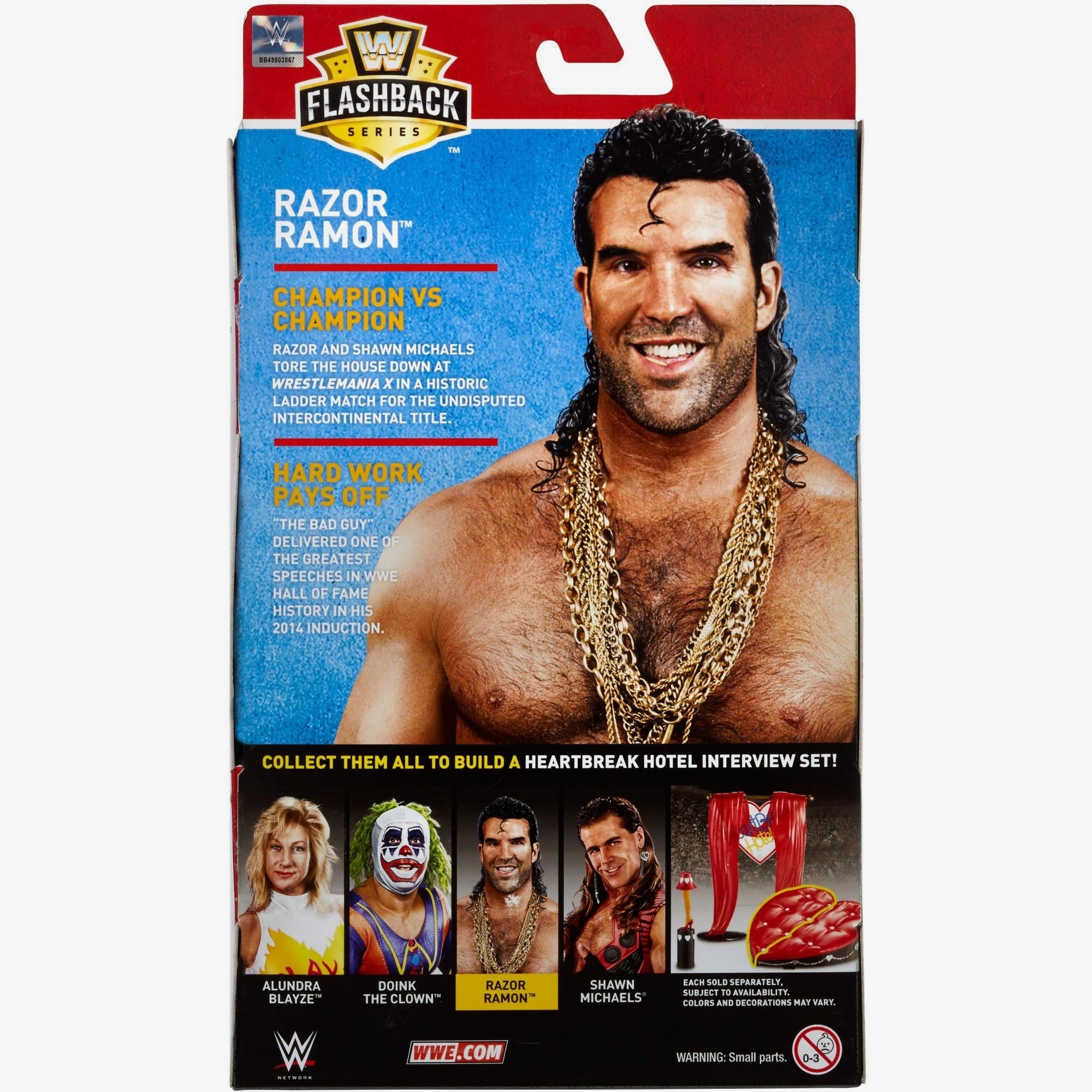 Wwe Figures Razor Ramon Razor Ramon - WWE Flashback Elite Series #2 (Build a Heartbreak Hotel ...