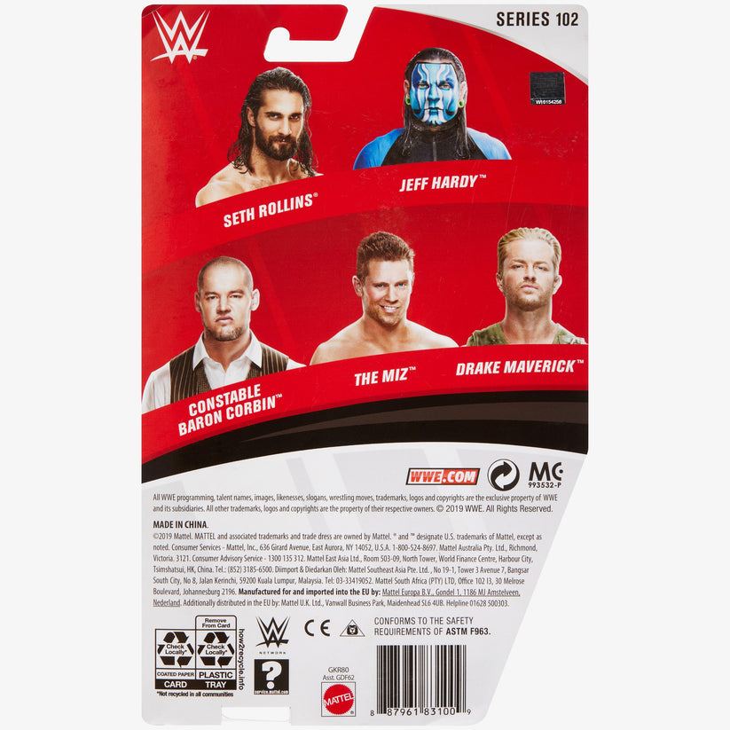 WWE Drake Maverick Basic Series #102 Action Figure in scala da 15,2 cm con articolazione e ingranaggio ad anello WWE Drake Maverick Basic Series #102 Action Figure in scala da 15,2 cm con articolazione e ingranaggio ad anello