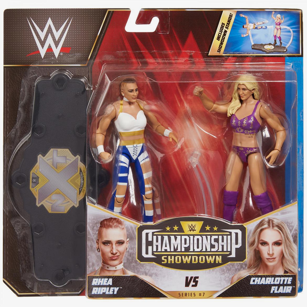 Rhea Ripley & Charlotte Flair - WWE Championship Showdown 2-Pack Series ...