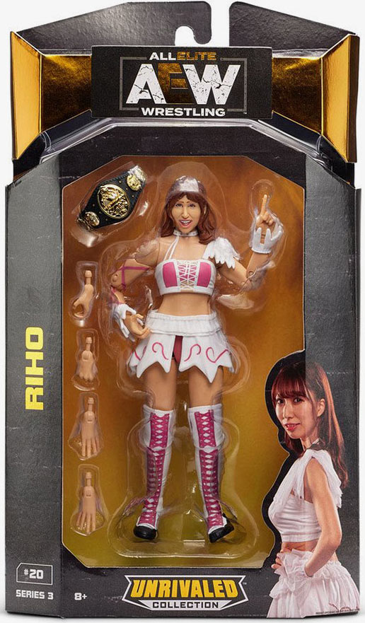 AEW Unrivaled Collection Action Figure Nick Jackson Serie 3, 16.5 Cm, Multicolore, Con Accessori E 25 Punti Di Articolazione - 3
