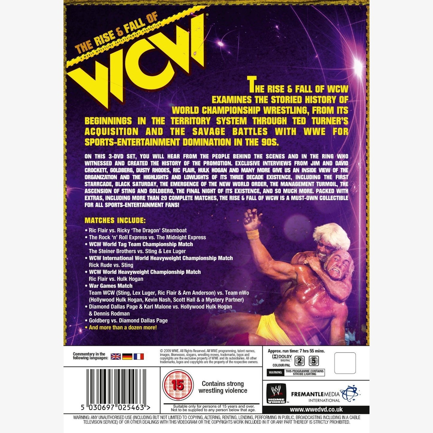 The Rise and Fall of WCW DVD