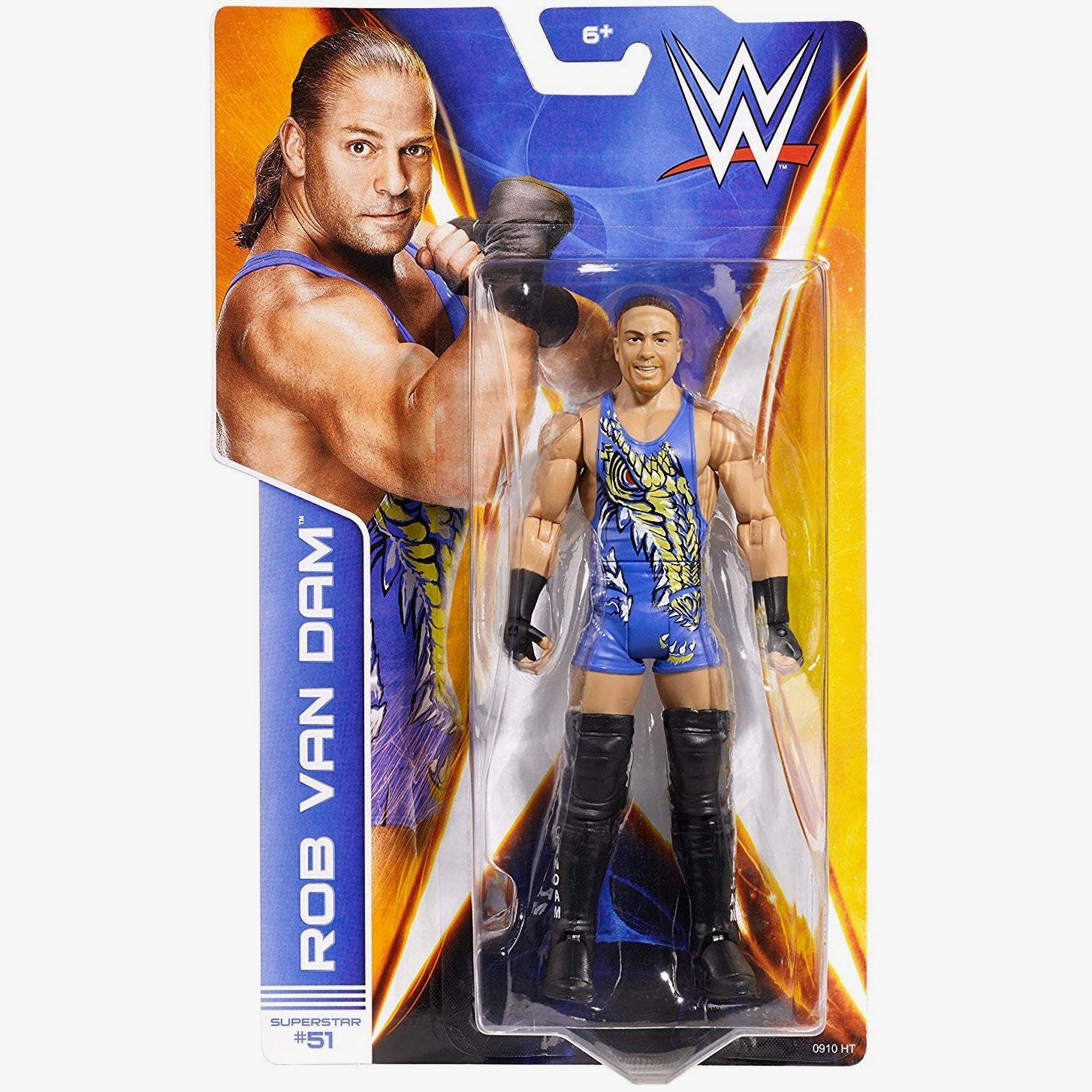 Wwe rob van shop dam action figure