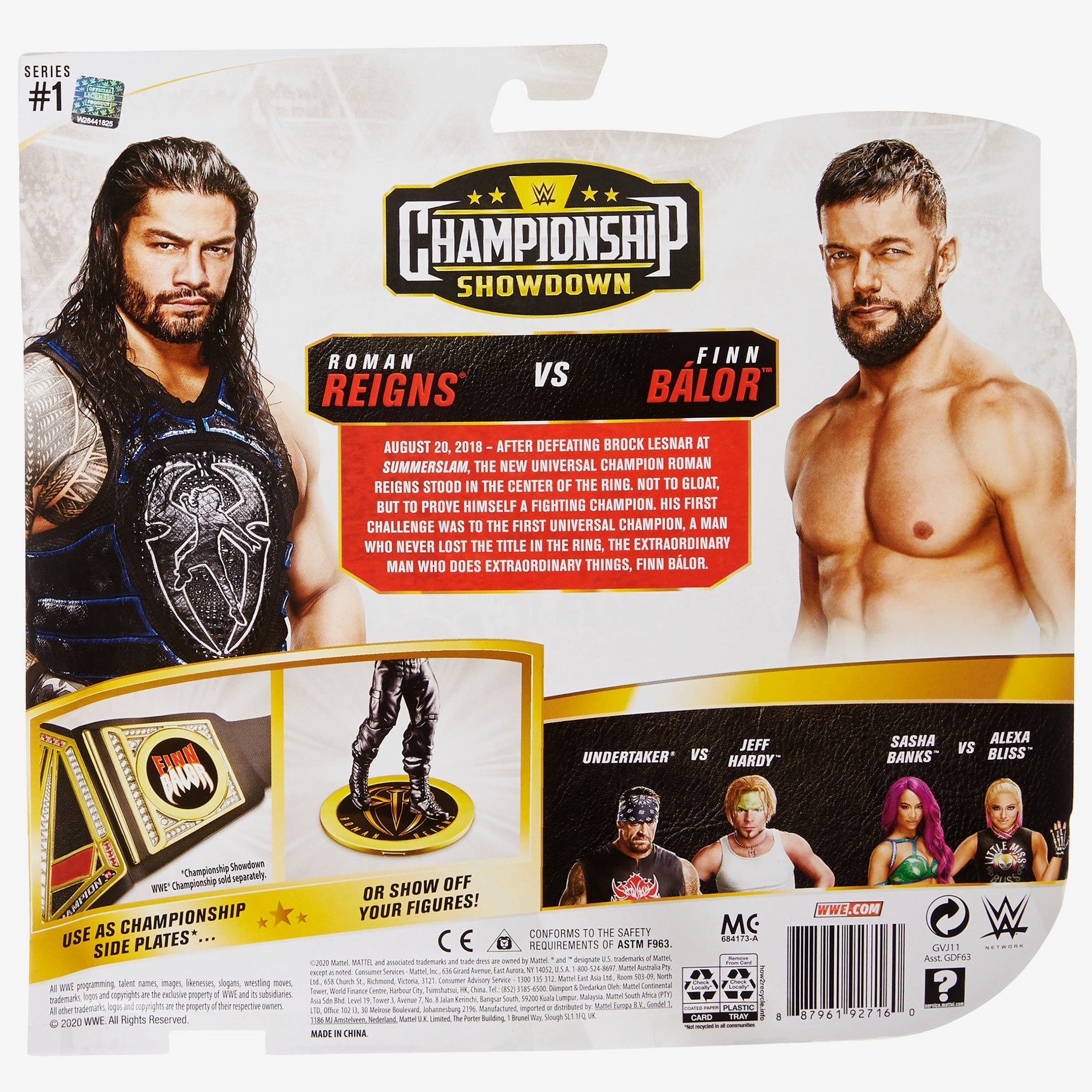 Roman Reigns & Finn Balor WWE Championship Showdown Series #1 (2-Pack)