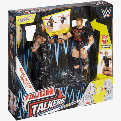 Roman Reigns & Triple H WWE Tough Talkers Twin-Pack Series #2