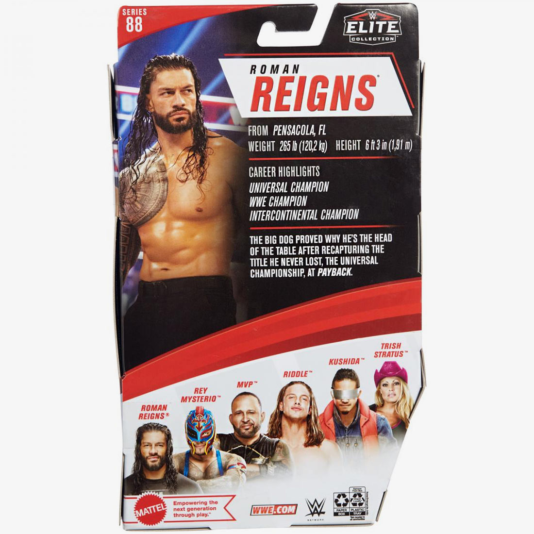 Roman Reigns WWE Elite Collection Series #88 (Damaged packaging)