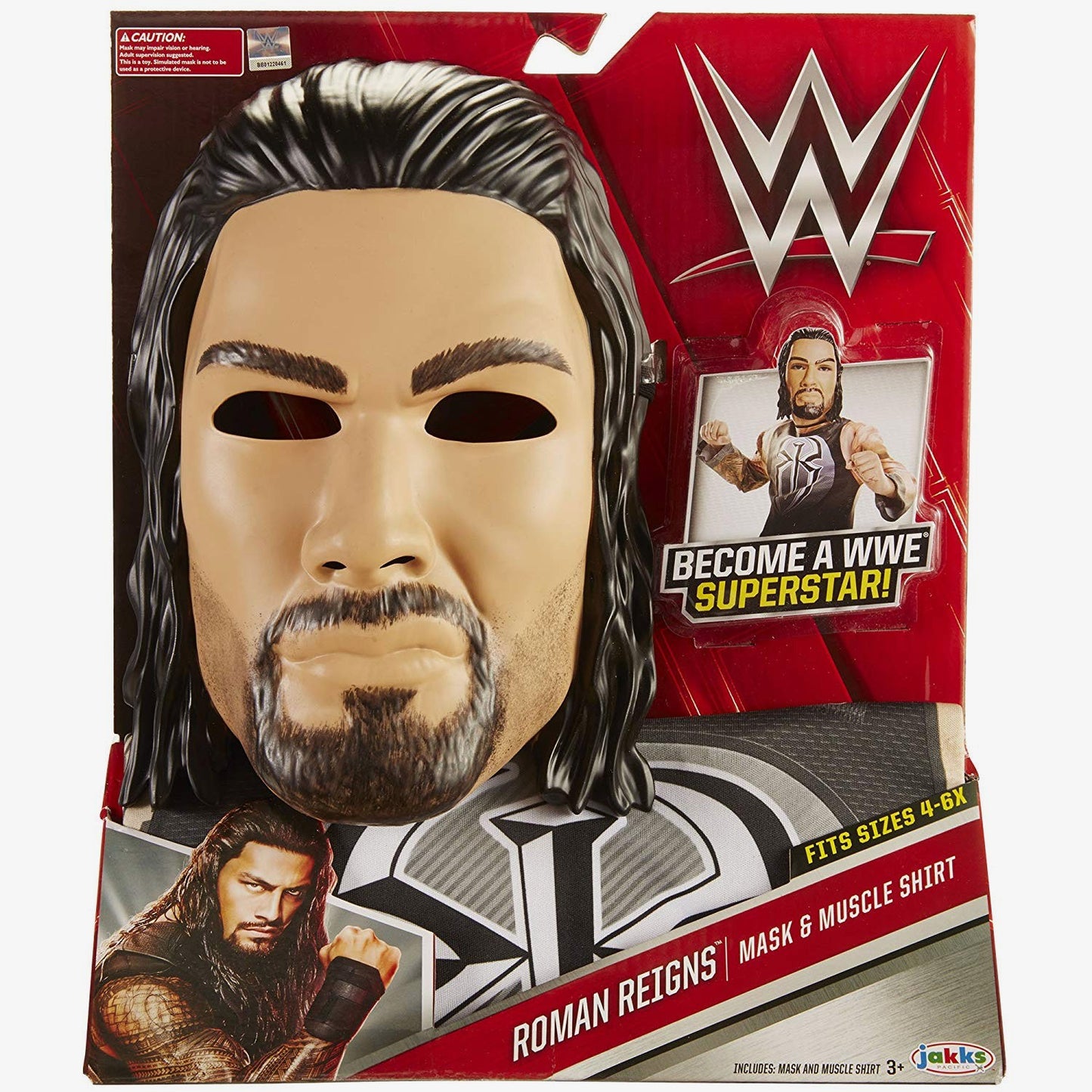 Roman Reigns Mask and Muscle Shirt