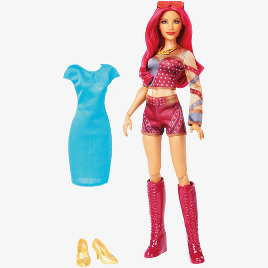 Sasha Banks - 12 inch WWE Fashion Doll (With Extra Accessories)