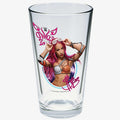 Sasha Banks WWE Toon Tumbler Pint Glass