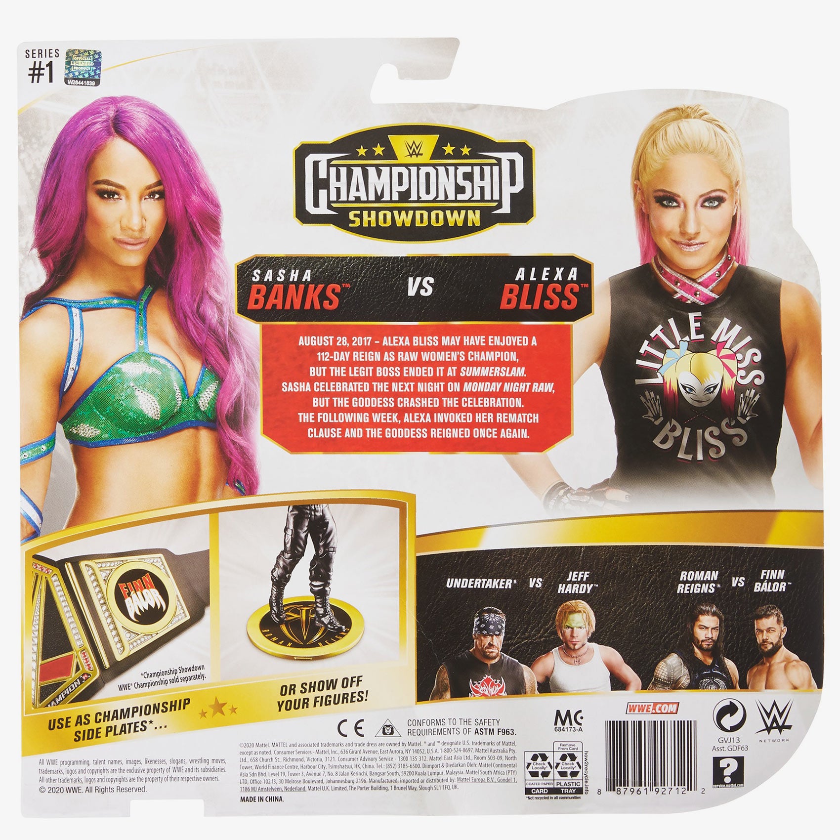 Sasha Banks & Alexa Bliss WWE Championship Showdown Series #1 (2-Pack)