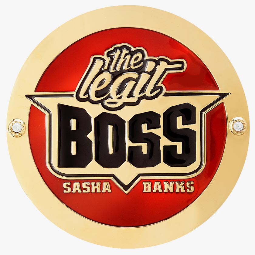 Sasha Banks WWE Women's Championship Side Plates – wrestlingshop.com