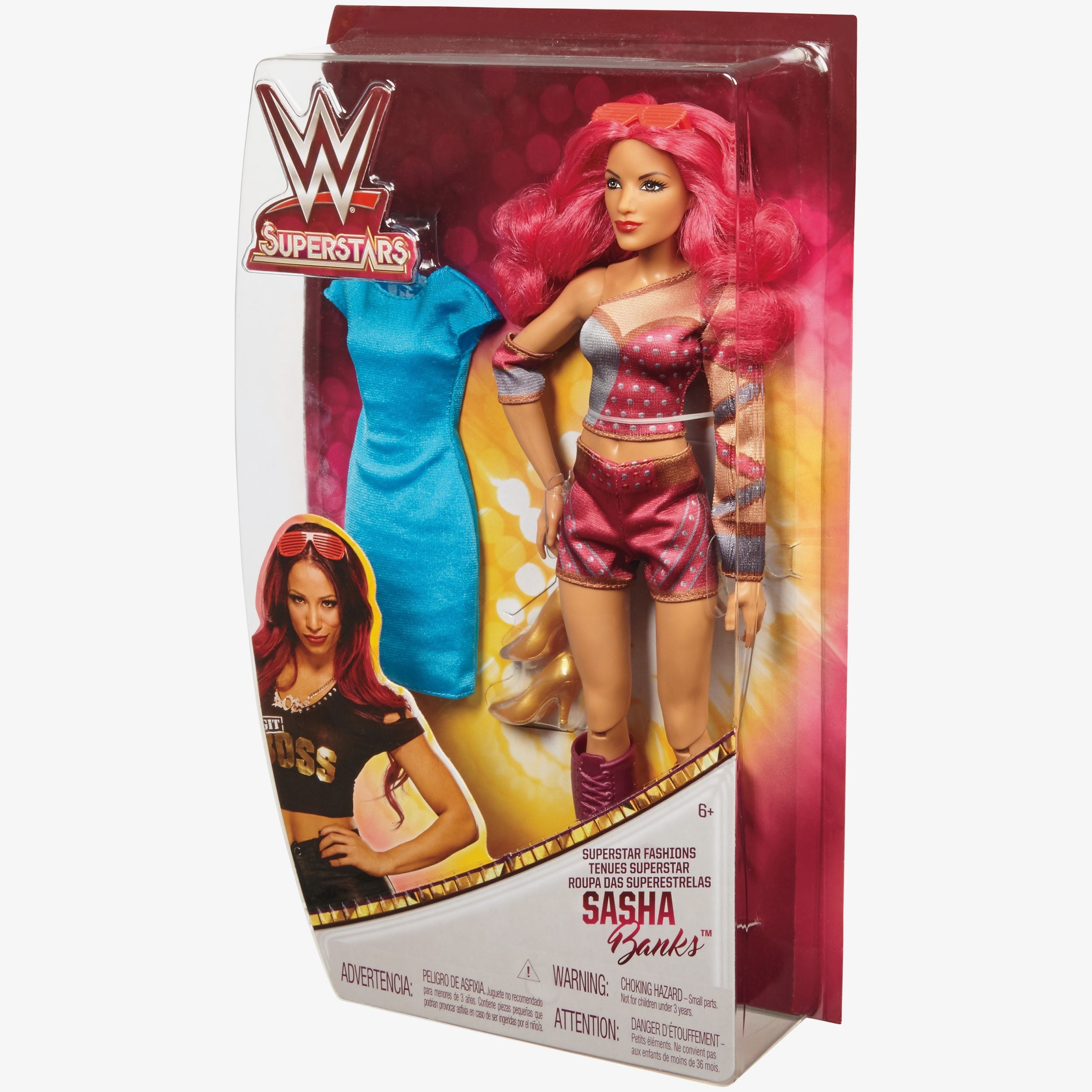 Sasha Banks - 12 inch WWE Fashion Doll (Blue Dress version)