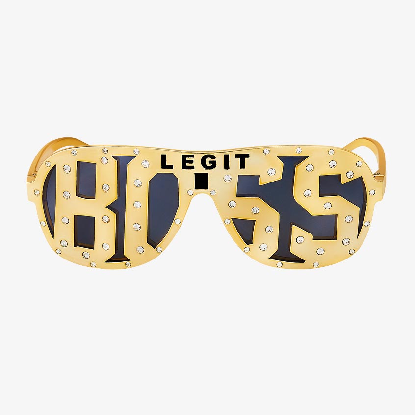 Sasha Banks "Legit Boss" WWE Studded Sunglasses
