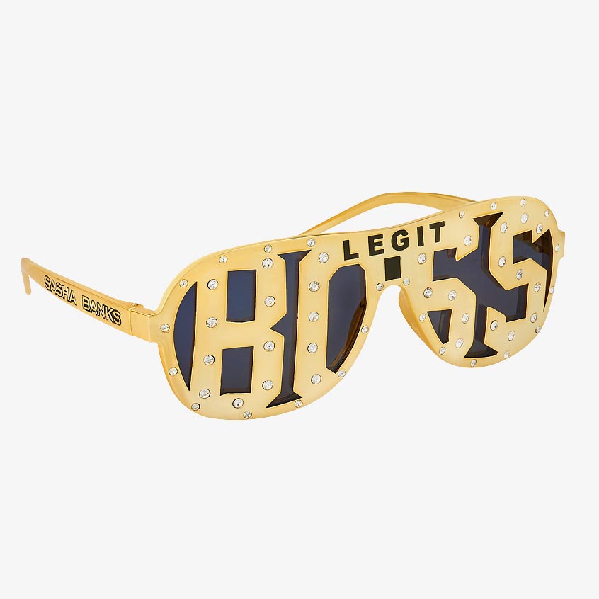 Sasha Banks "Legit Boss" WWE Studded Sunglasses