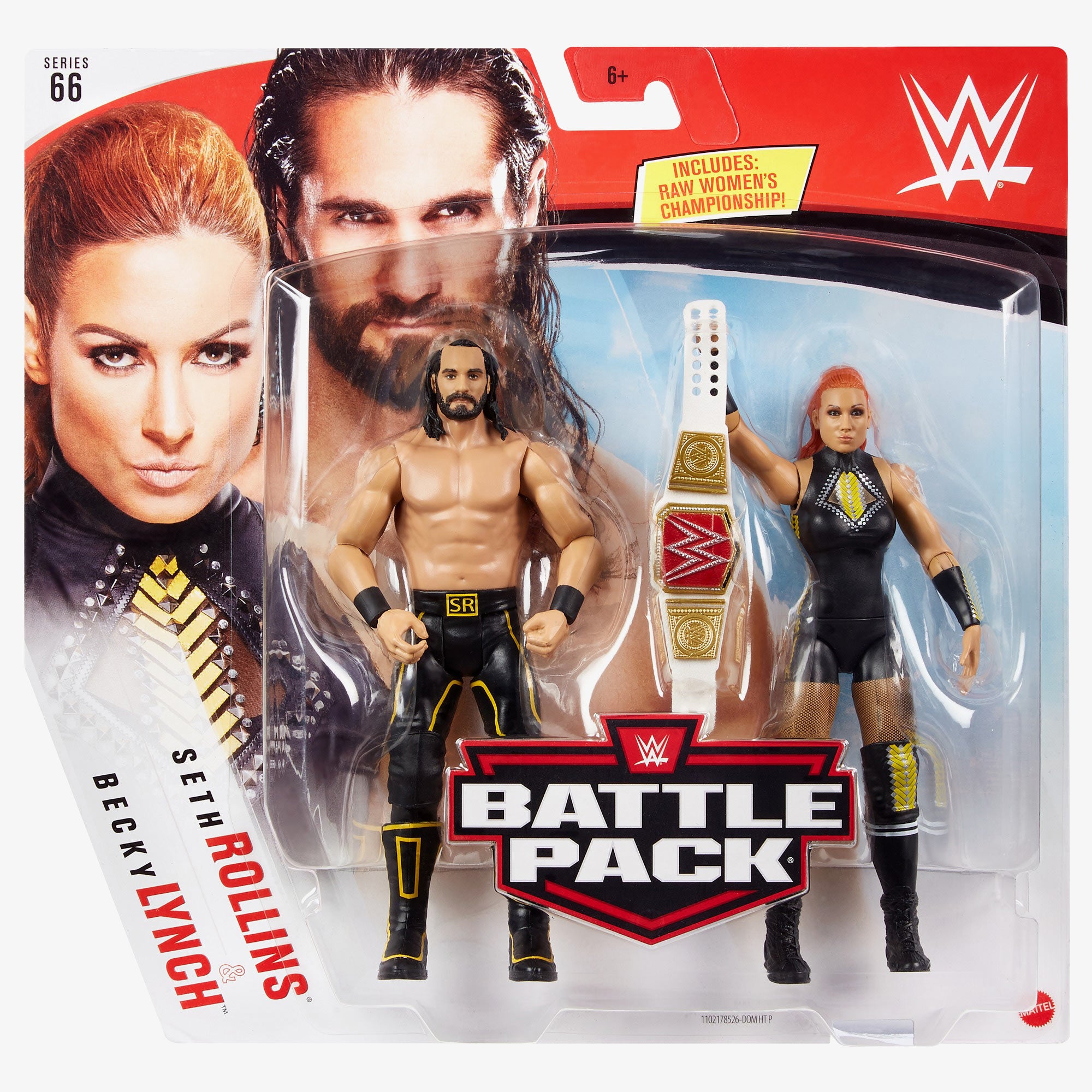 Seth Rollins & Becky Lynch WWE Battle Pack Series #66 (2-Pack)