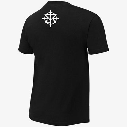 Seth Rollins - Burn it Down - Men's WWE Authentic T-Shirt (Black)