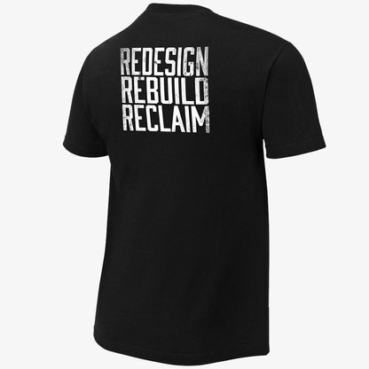 Seth Rollins "Redesign, Rebuild, Reclaim" Authentic T-Shirt