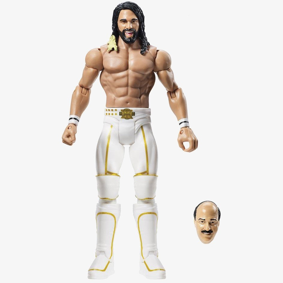 Seth Rollins - Build a Mean Gene Okerlund WWE Series Figure ...